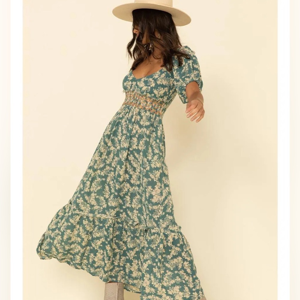 Free People Ellie Printed Maxi Dress